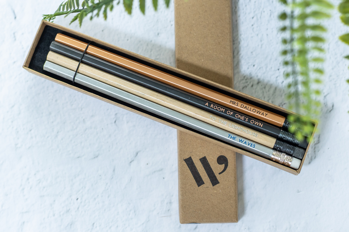 Virginia Woolf Pencil Set
