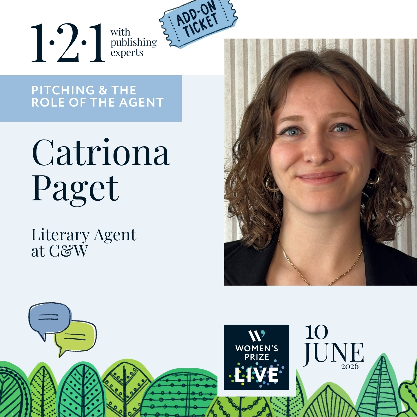Book a 1-2-1 with publishing expert: Catriona Paget