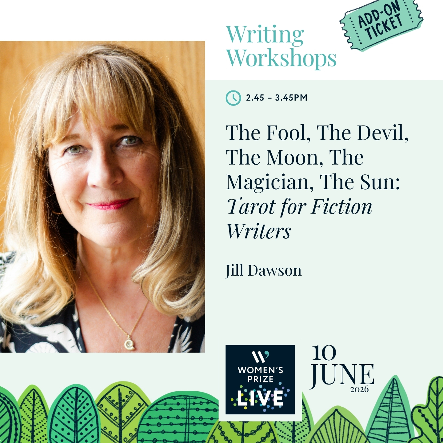 Workshop 2: The Fool, The Devil, The Moon, The Magician, The Sun: Tarot for Fiction Writers